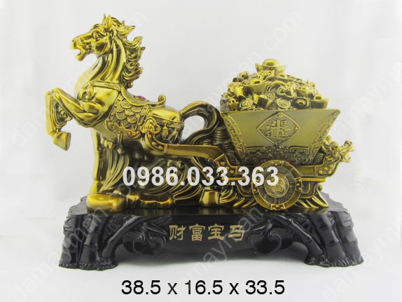 Ngựa Đồng Xi Đại Kéo Vàng 