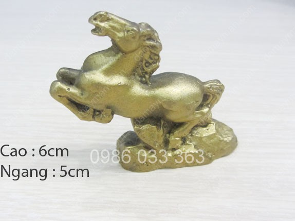 Ngựa Nhí Bằng Đồng Cao 6cm