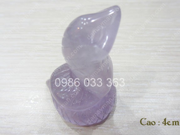 Rắn Đá Thạch Anh Tím