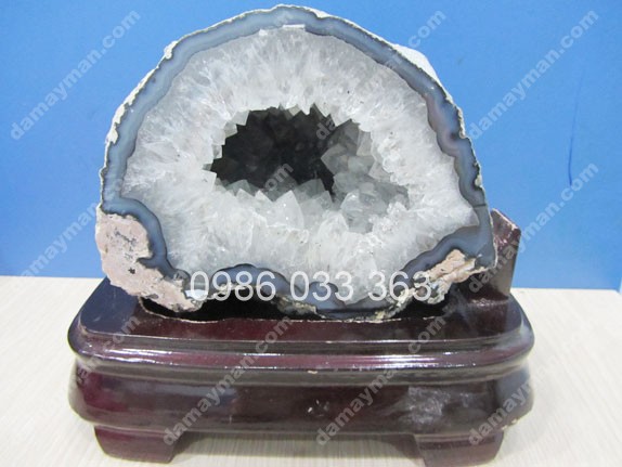 Ổ tụ tài đá agate, damayman.com