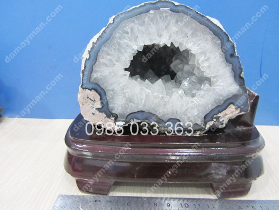 Ổ tụ tài đá agate, damayman.com