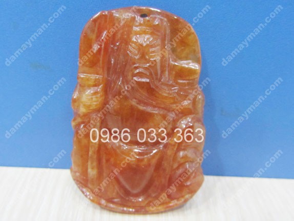 Mặt Dây Chuyền Ông Quan Công Đỏ