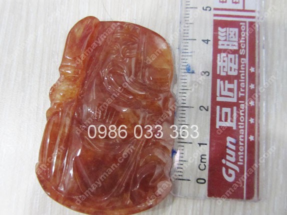 Mặt Dây Chuyền Ông Quan Công Đỏ