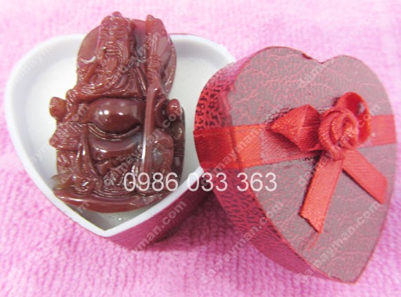 Mặt Dây Chuyền Ông Quan Công Đá Chalcedony