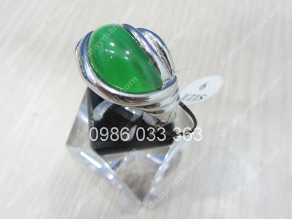 Nhẫn Inox Nữ Đá Mắt Mèo