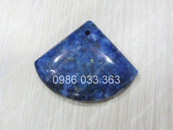 Mặt Dây Chuyền Hình Quạt Đá Lapis Lazuli