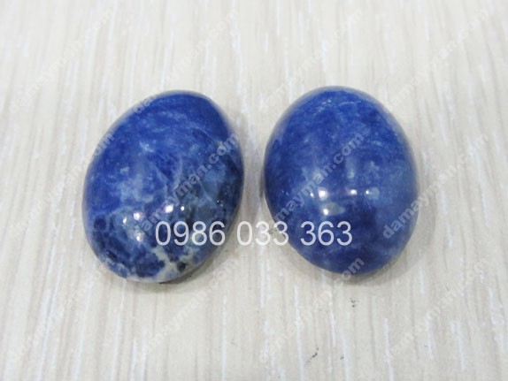 Mặt Dây Chuyền Ovan Đá Lapis Lazuli