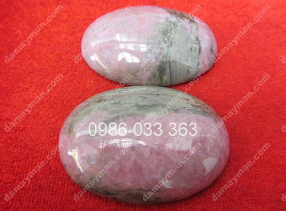 Mặt Dây Chuyền Đá Rhodonite