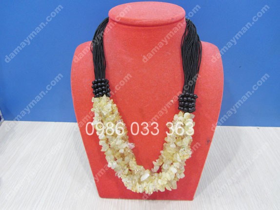 Dây Chuyền Đá Thạch Anh Vàng