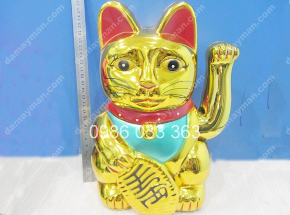 Mèo Thần Tài May Mắn 9 (26cm)