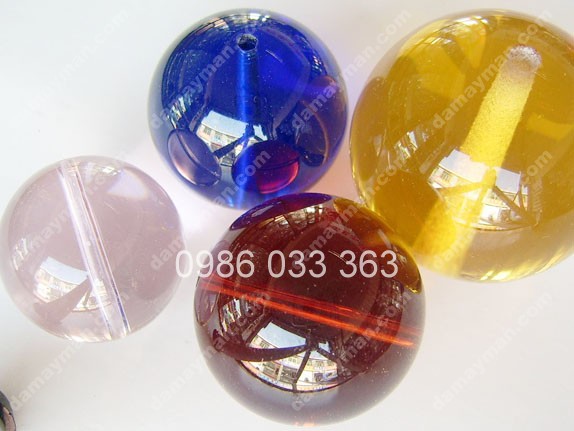 Quả Quả Cầu Thủy Tinh Đỏ 