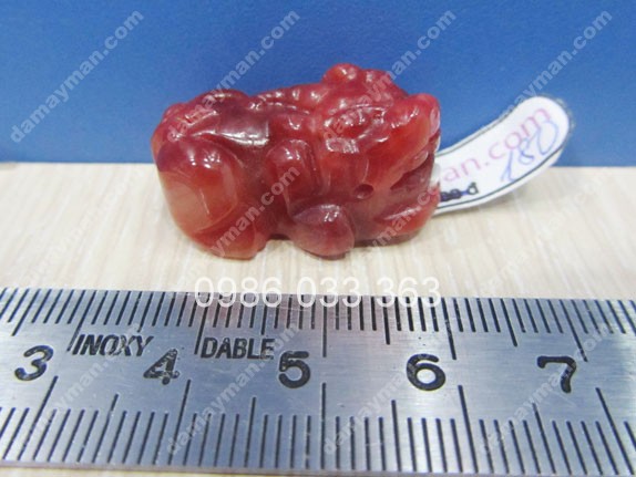 Tỳ Hưu Đá Cẩm Thạch Đỏ