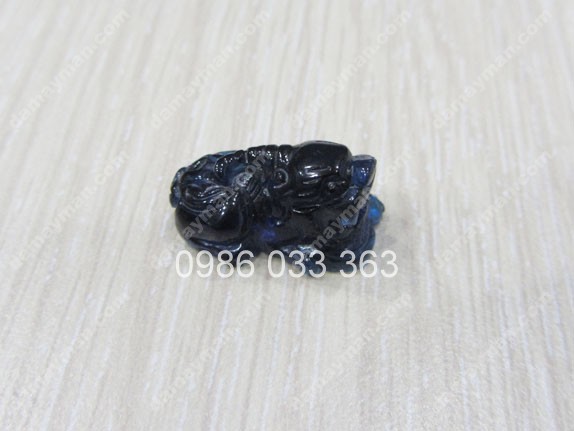 Tỳ Hưu Đá Sapphire Màu Xanh