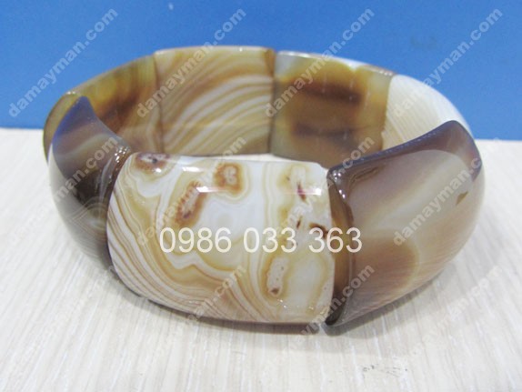 Vòng Tay Đá Mã Não (Agate)