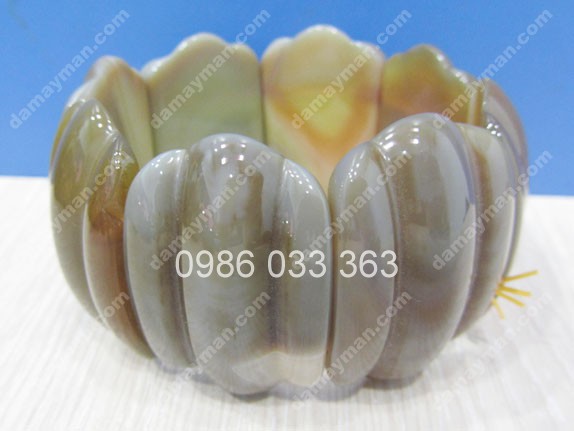 Vòng Tay Đá Mã Não (Agate) 