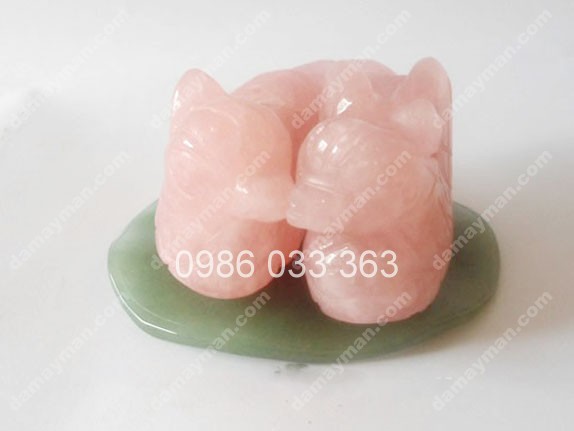 Uyên Ương Thạch Anh Hồng, damayman.com