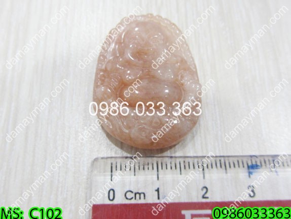 Mặt Dây Chuyền Phật Di Lạc Đá Cẩm Thạch