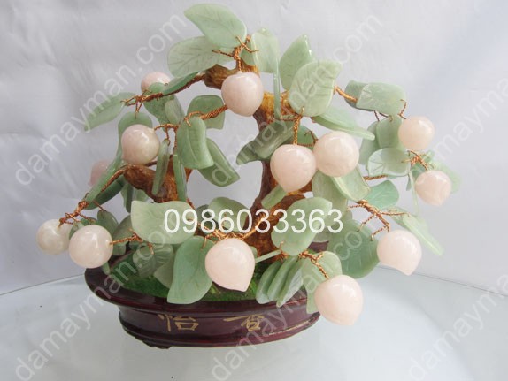 Cây Đào Trường Thọ Thạch Anh Hồng