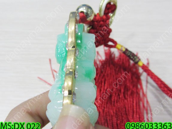 Dây Treo Xe Hơi Phật Bà Đá Cẩm Thạch