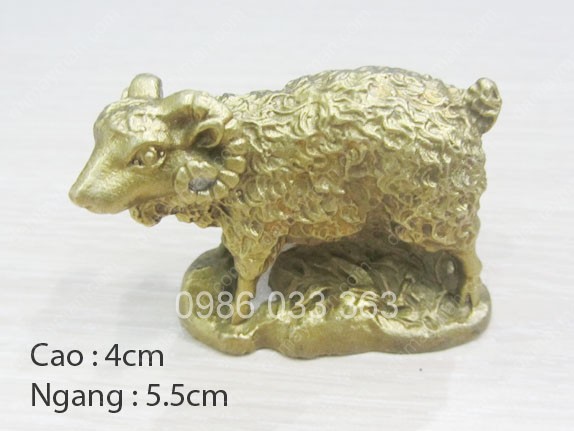 Dê Nhí Bằng Đồng Cao 4cm