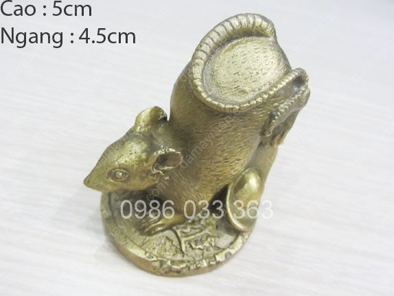 Chuột Con Bằng Đồng 5cm