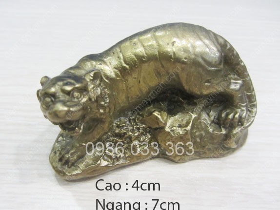 Cọp Bằng Đồng Cao 4cm