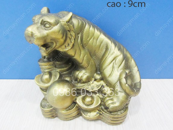 Cọp Bằng Đồng Cao 9cm