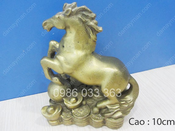 Ngựa Bằng Đồng Cao 10cm