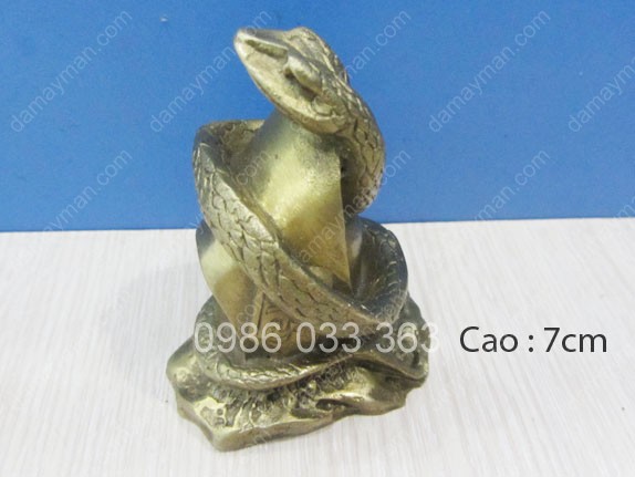 Rắn Bằng Đồng Cao 7cm