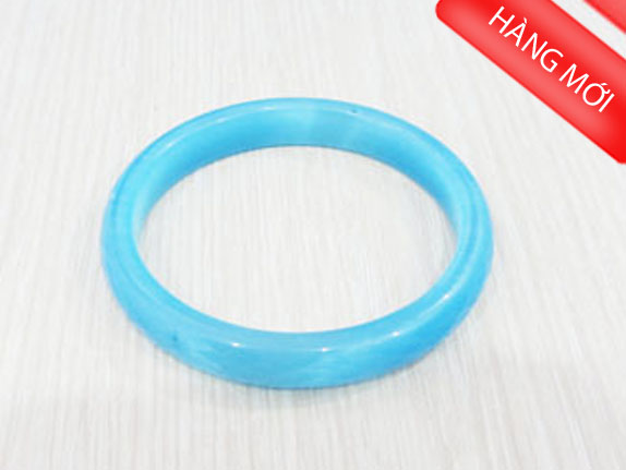 Vòng Tay Đá Mắt Mèo Xanh Dương 1,8cm