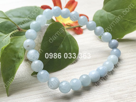 Lắc Tay Đá Aquamarine 6li