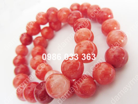 Chuỗi Tay Đá Hồng Lựu 9ly