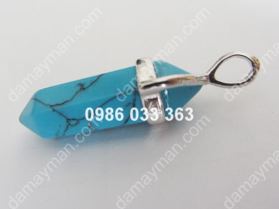 Mặt Dây Chuyền Trụ San Hô Xanh