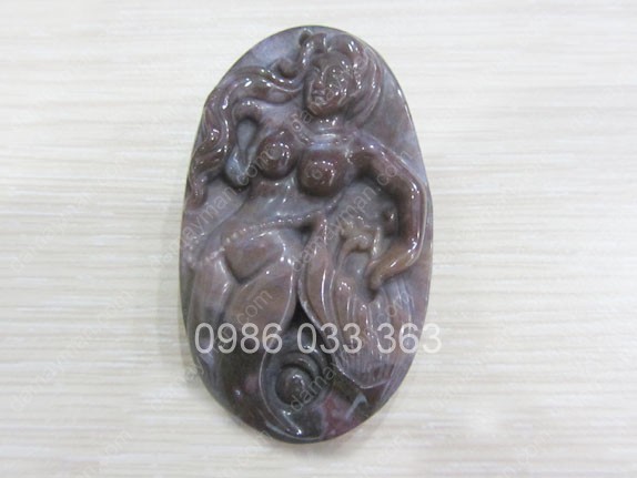 Mặt Dây Chuyền Nàng Tiên Cá Chalcedony