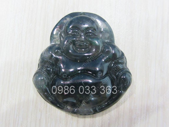 Mặt Dây Chuyền Phật Di Lạc Chalcedony