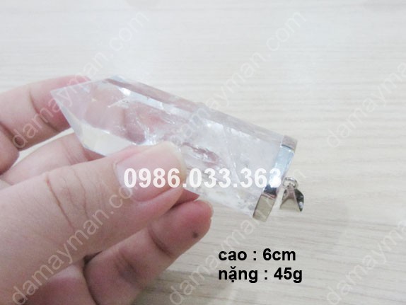 Trụ Đá Thạch Anh Trắng 45g