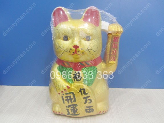 Mèo Thần Tài May Mắn 35cm