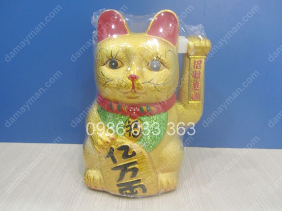 Mèo Thần Tài May Mắn 30cm