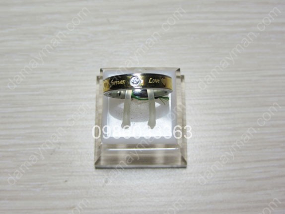 Nhẫn Đôi Inox Khắc Chữ Forever Love