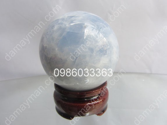 Quả Cầu Đá Aquamarine 300g