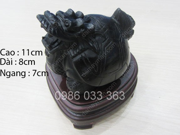 Long Quy Đá Thiên Thạch Đen