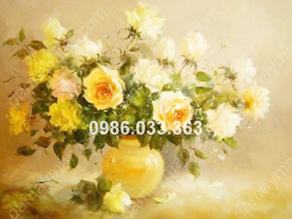 Tranh Sơn Dầu Kỹ Thuật Số 5436 (40 x 50)