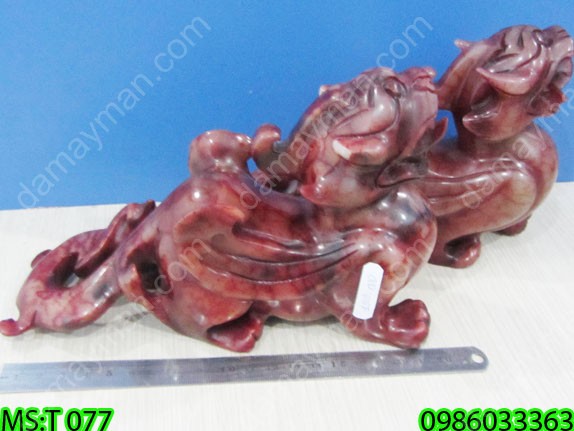 Cặp Tỳ Hưu Đá Mạch Huyết