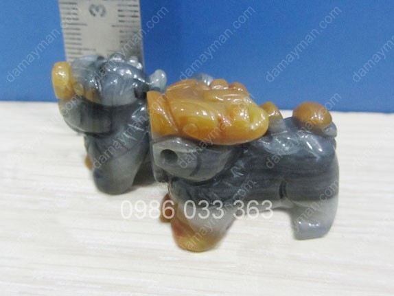 Cặp Tỳ Hưu Đá Chalcedony