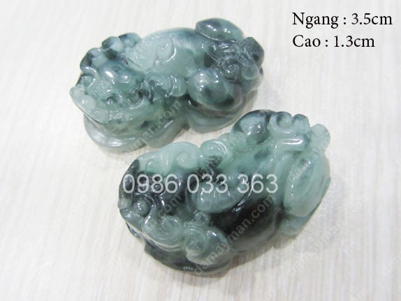 Tỳ Hưu Đá Cẩm Thạch Xanh