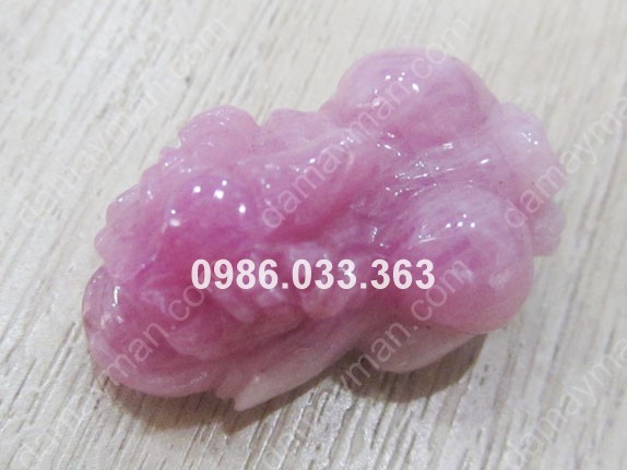 Tỳ Hưu Đá Ruby Hồng Nhỏ