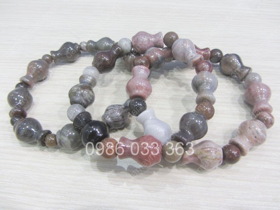 Vòng Gỗ Hóa Thạch Bình Hoa 