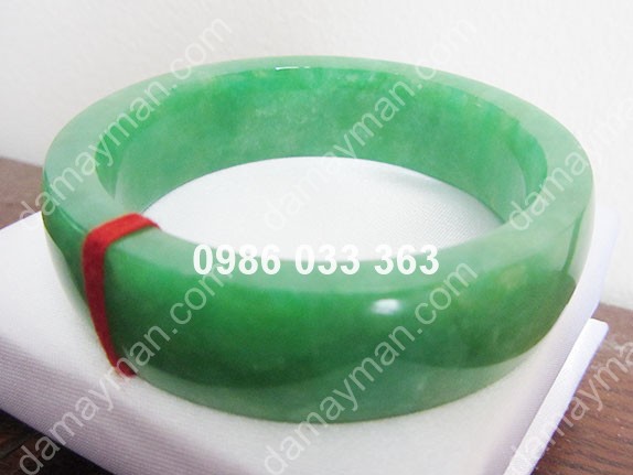 Vòng Đeo Tay Đá Cẩm Thạch Xanh