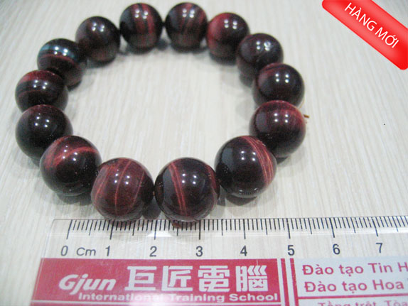 Vòng Tay Đá Mắt Hổ Đỏ 16ly