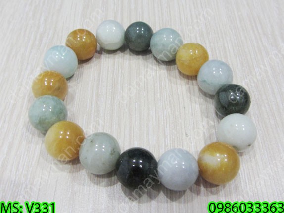 Vòng Tay Đá Cẩm Thạch 14ly